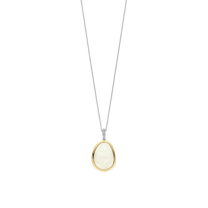 Mother of Pearl Pebble Necklace