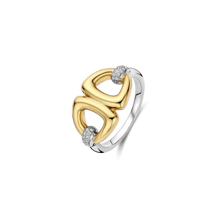 Yellow Gold Plated Triangle Ring