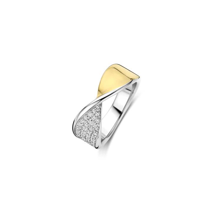 Two Tone Wave Ring