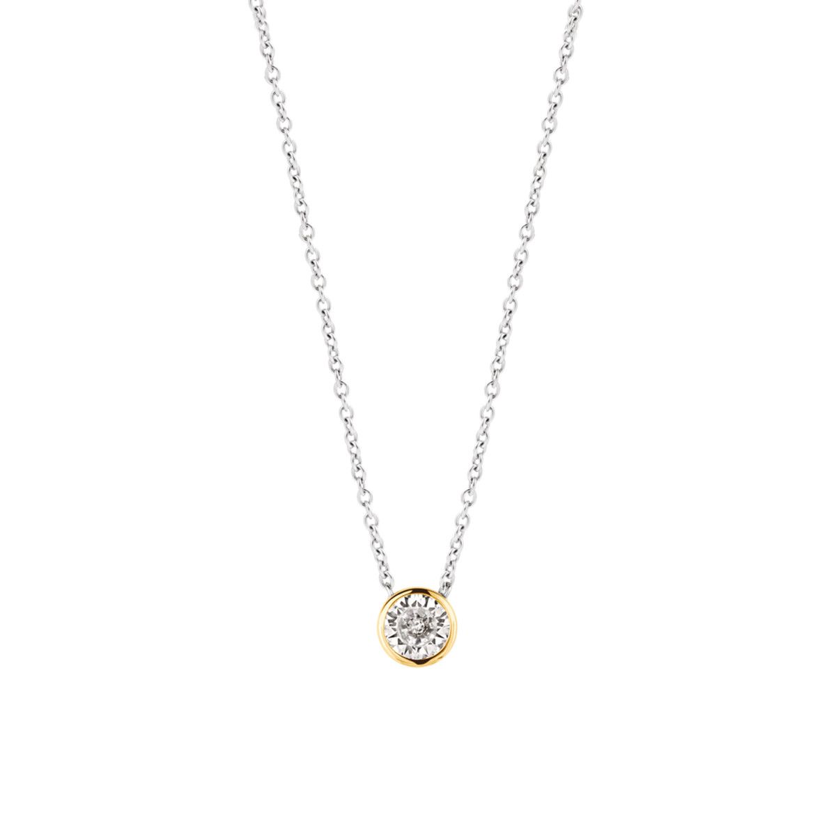 3845- Solitaire Pendant, Color: ZY