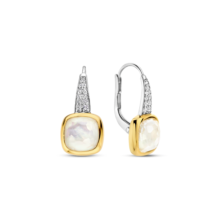 Mother of Pearl Earrings with Lever Backs