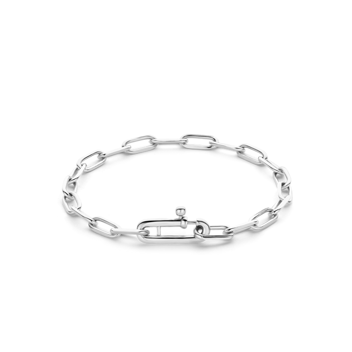 23018SI- Silver Lightweight Paperclip Bracelet
