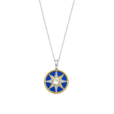 6823BL- Lapis Compass Pendant