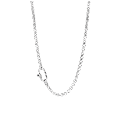 3958ZI/48- Silver Rolo Chain