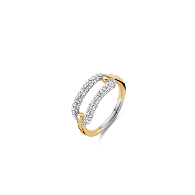 Open Oval Pave Ring- 12228ZY/56