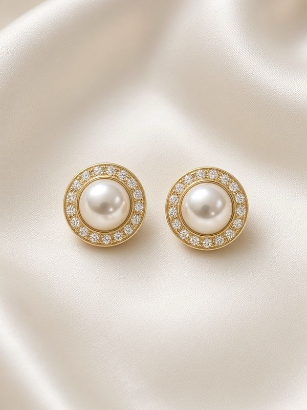 Mabé Pearl Earrings