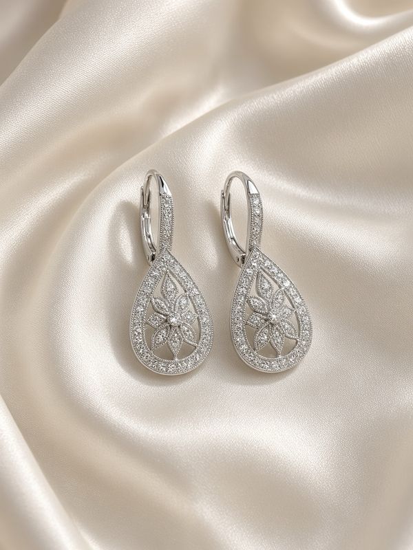 Filigree Drop Earrings