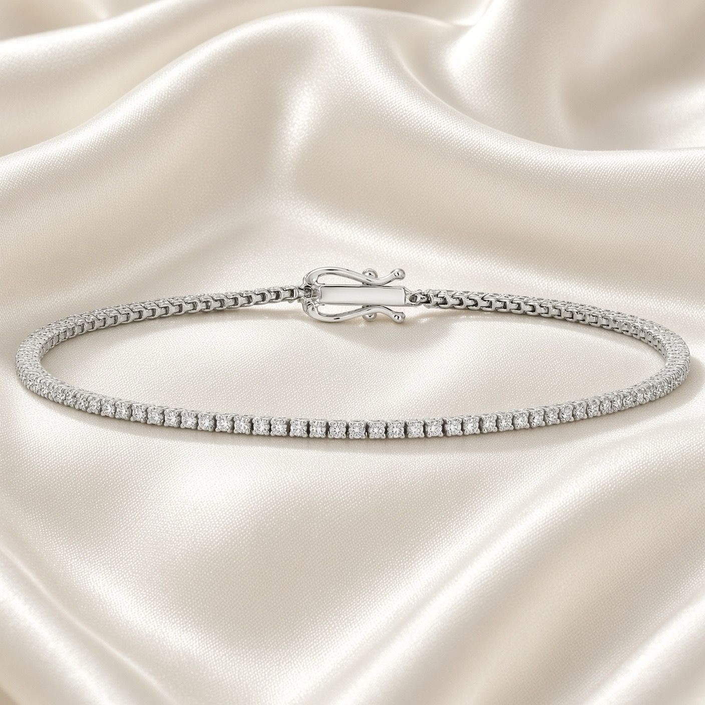 Dainty Diamond Tennis Bracelet