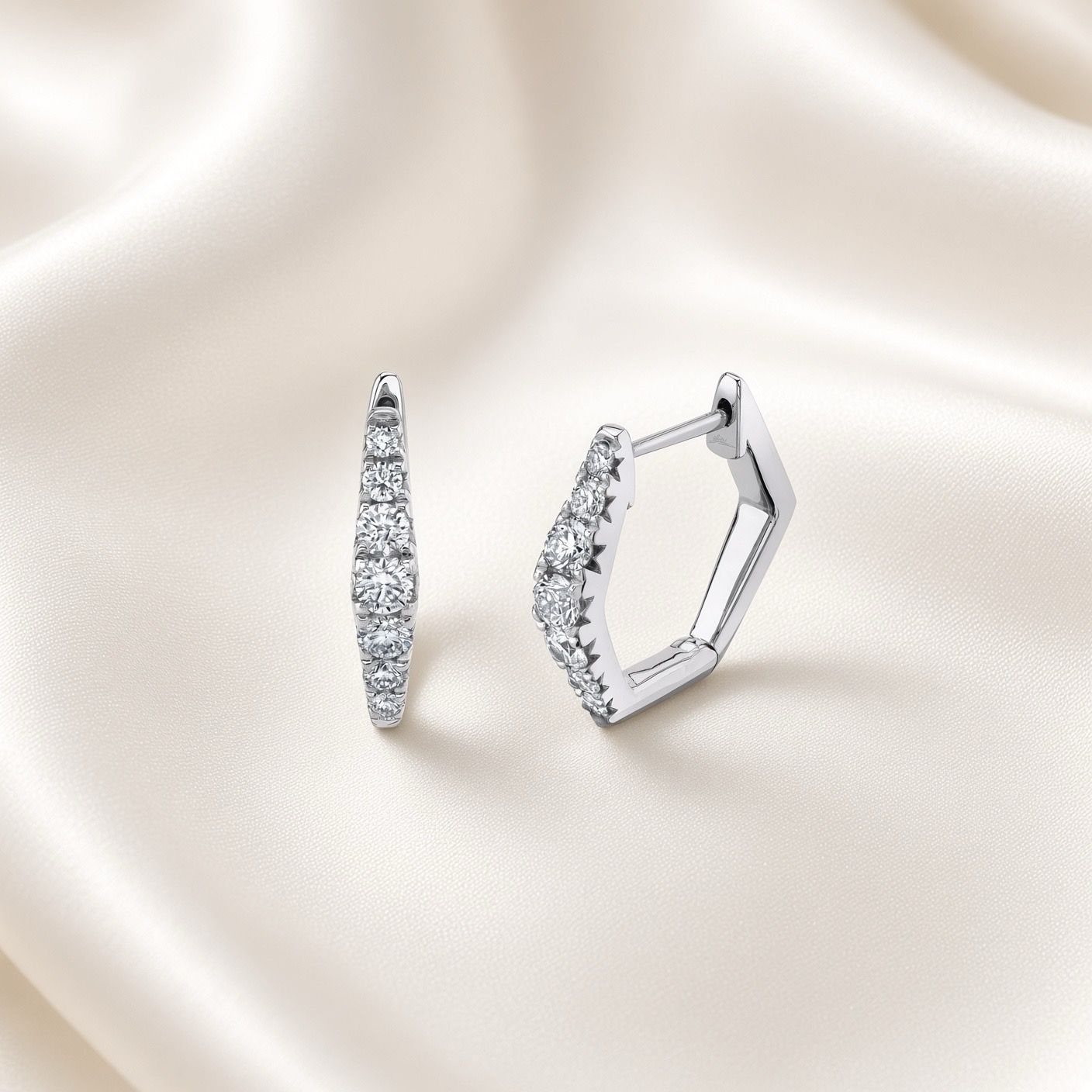 Geometric Hoop Earrings