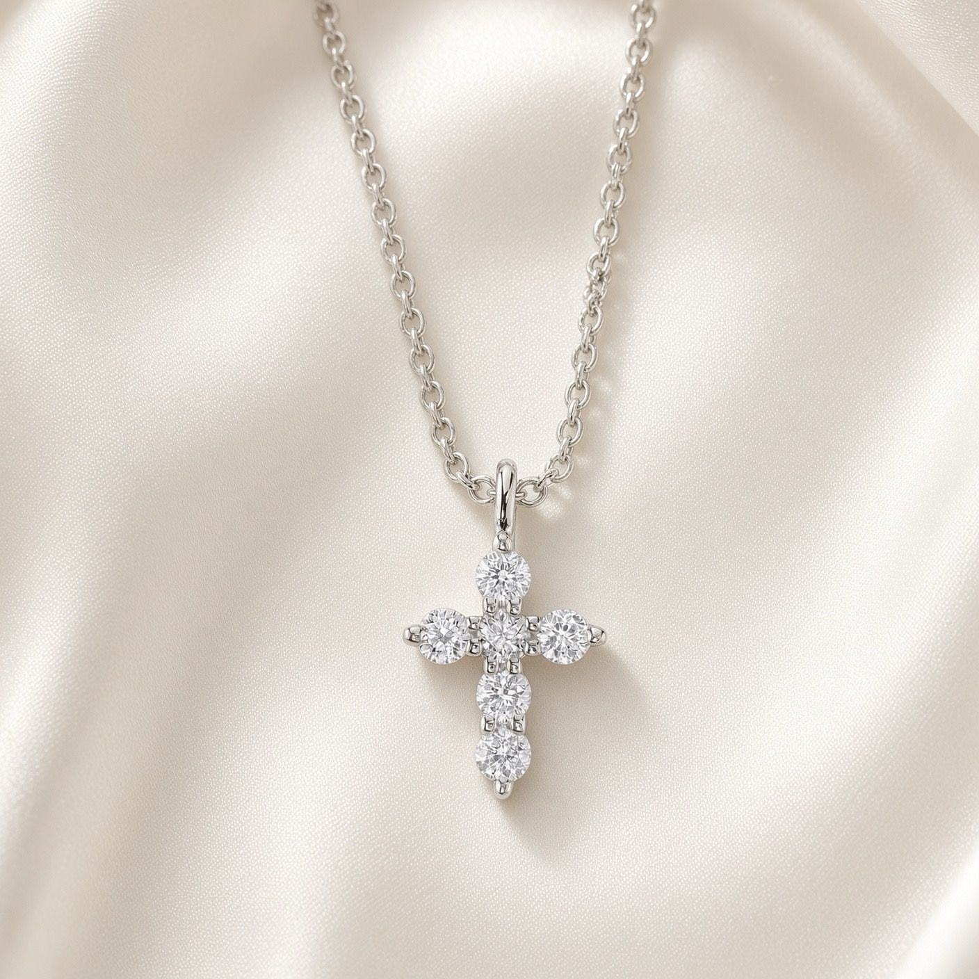 Small Diamond Cross