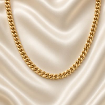 3mm Vemeil Cuban Link Chain