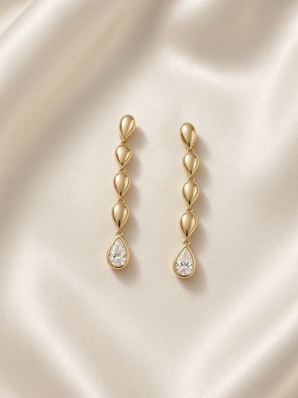 Teardrop Drop Earrings