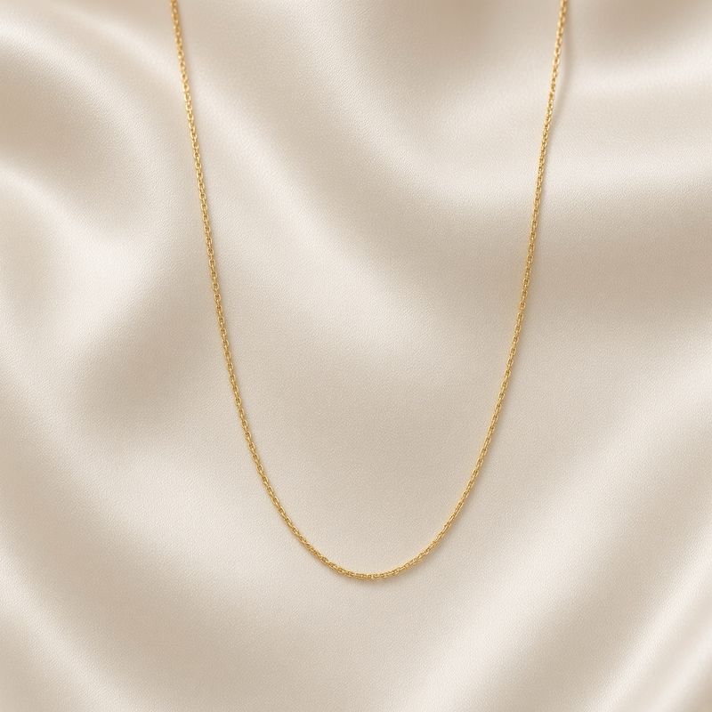 Yellow Gold Plated Box Chain