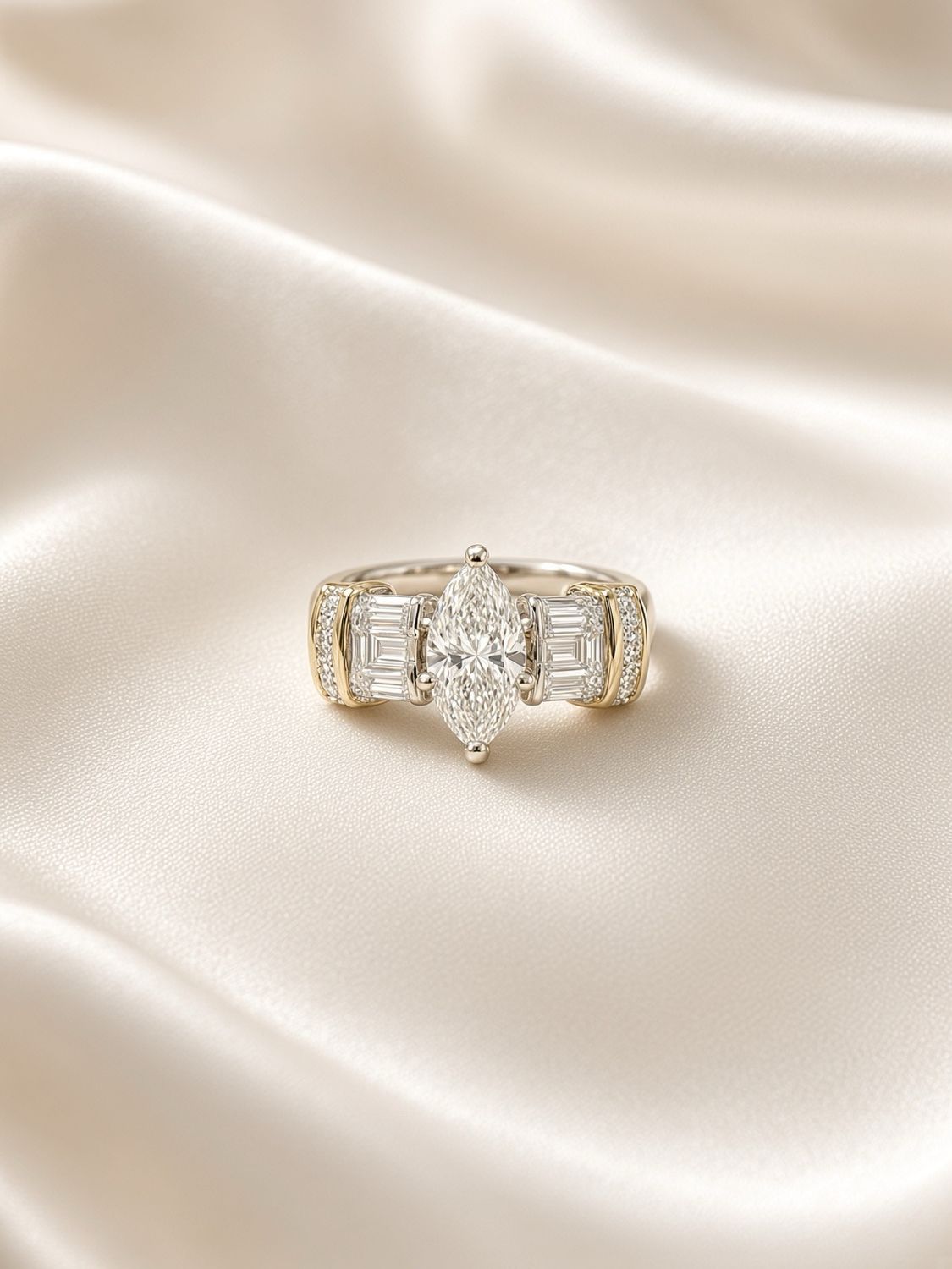Vintage Marquise Diamond Ring