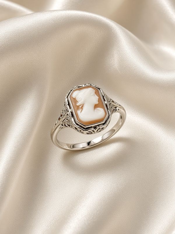 Antique Style Cameo Ring