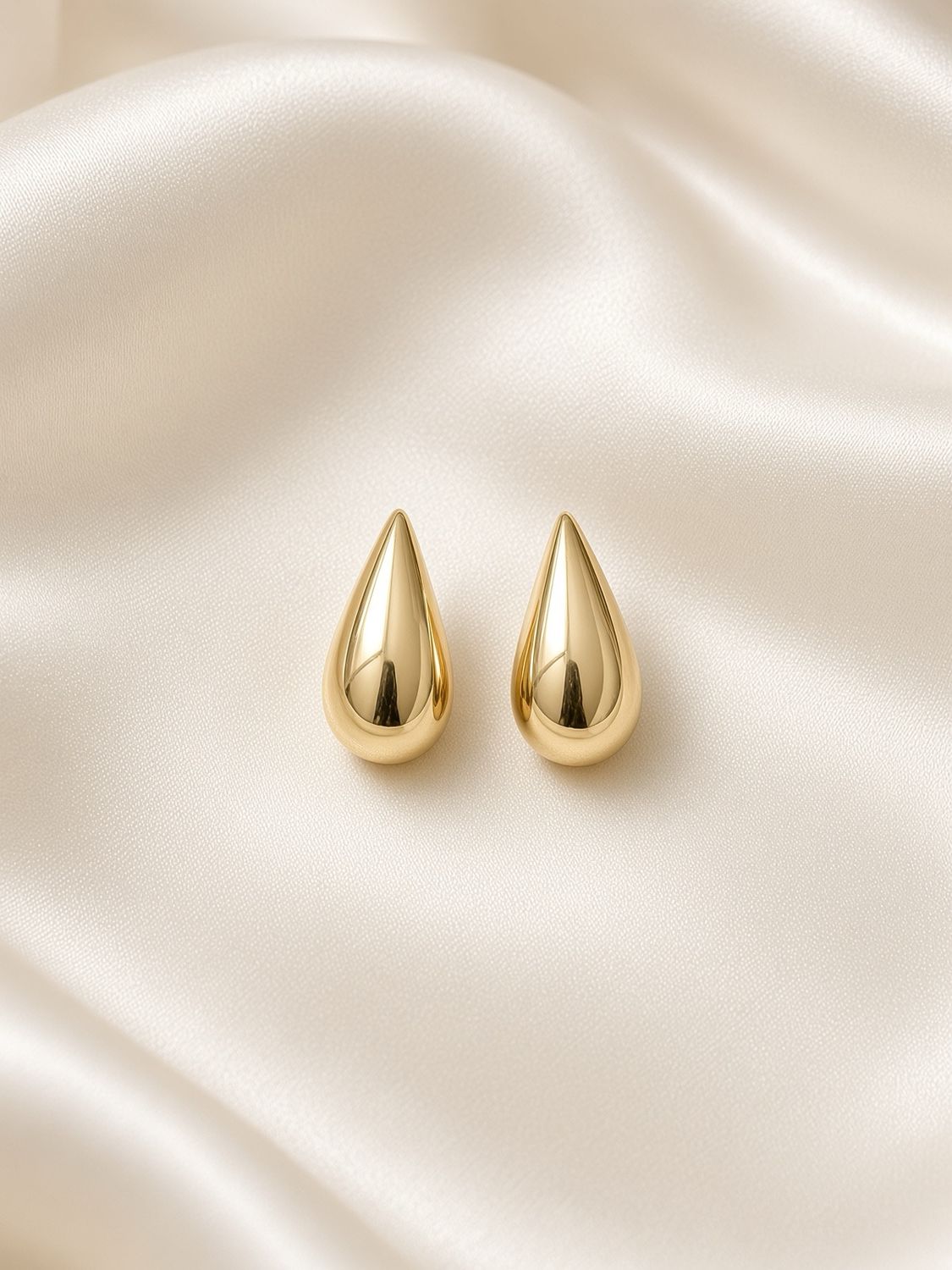 Teardrop Stud Earrings