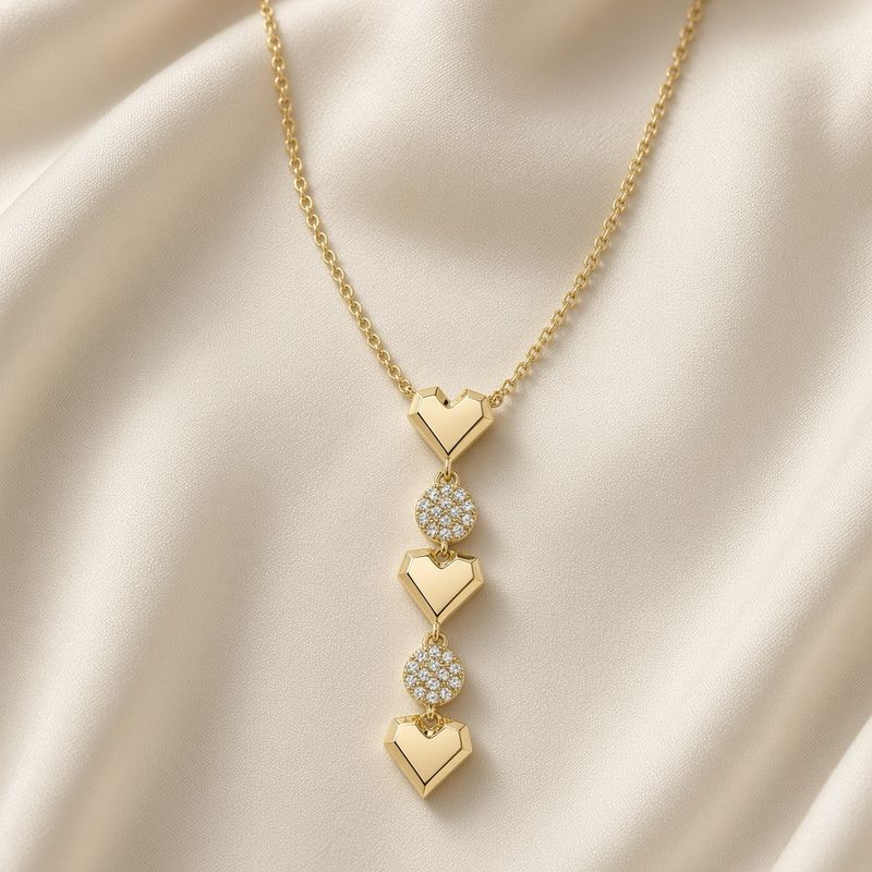 Geo Heart Necklace