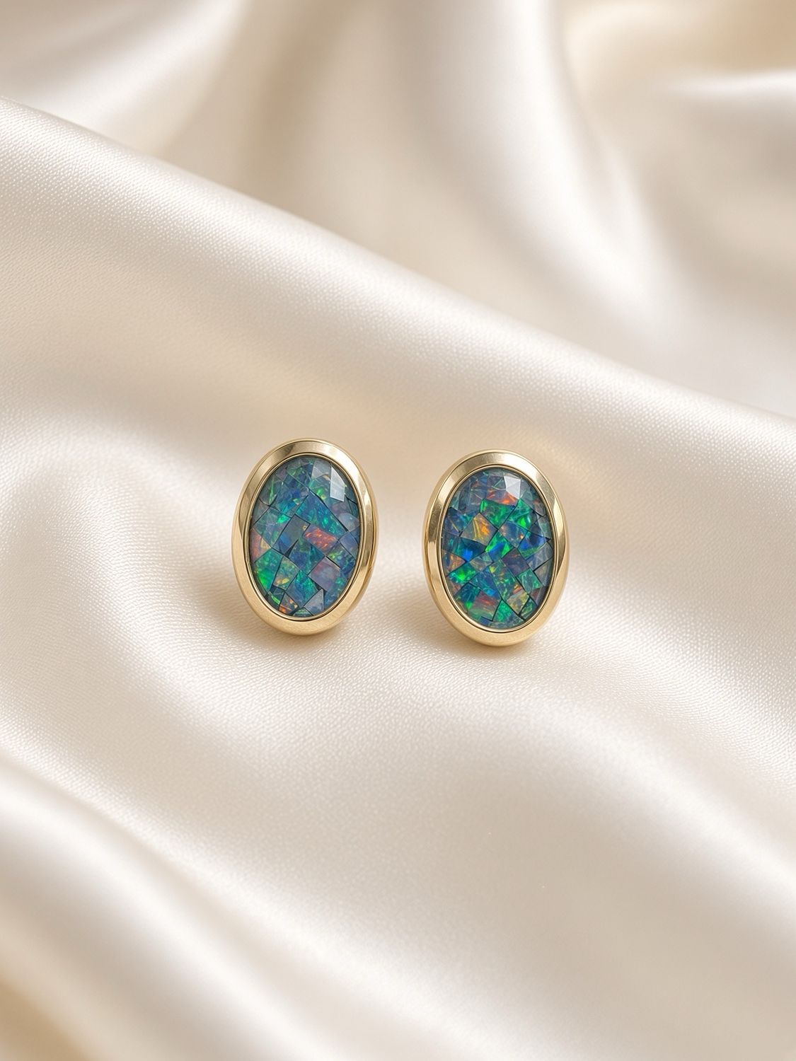 Opal Triplet Earrings