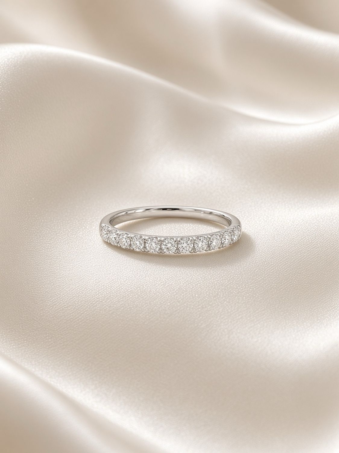 Diamond Half Eternity Ring