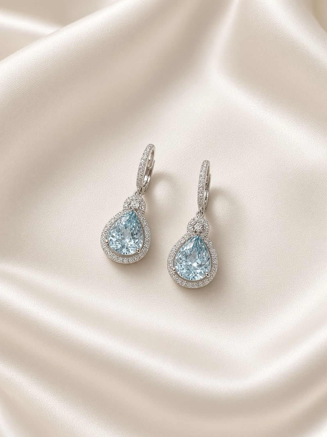 Aquamarine Drop Earrings