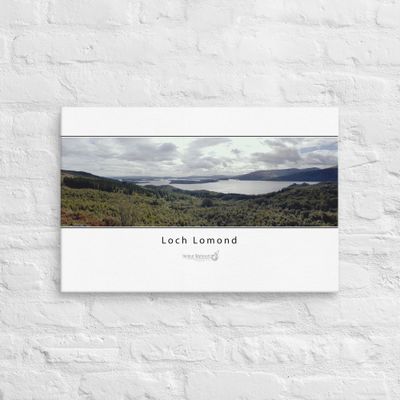 Loch Lomond and islands on Canvas