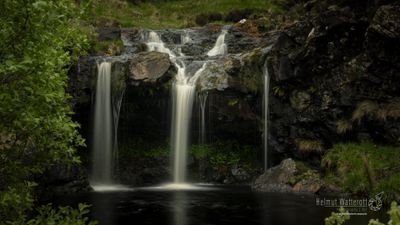 Glen Brittle, Fairy Glen on Skye waterfall 4K 16/9 ratio digital wallpaper