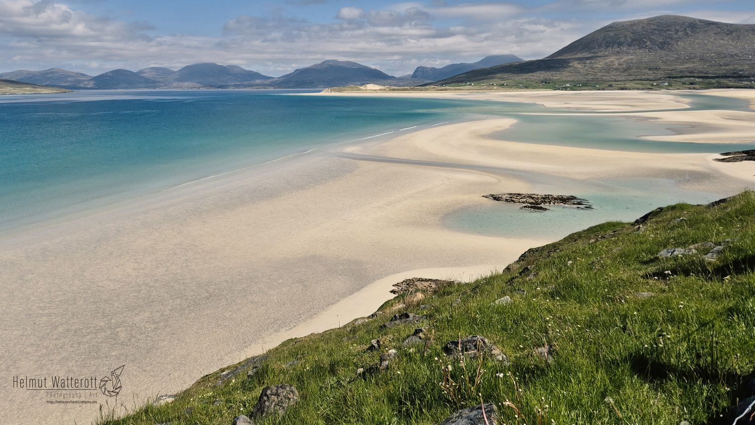 Seilebost beach Isle of Harris 4K 16/9 ration digital wallpaper