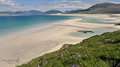 Seilebost beach Isle of Harris 4K 16/9 ration digital wallpaper
