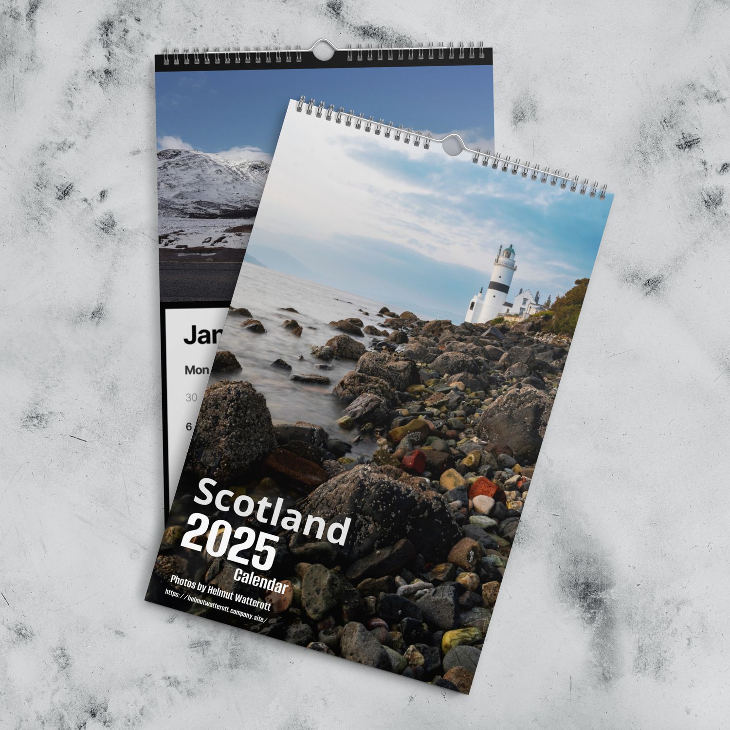Scotland photo Wall calendar (2025)
