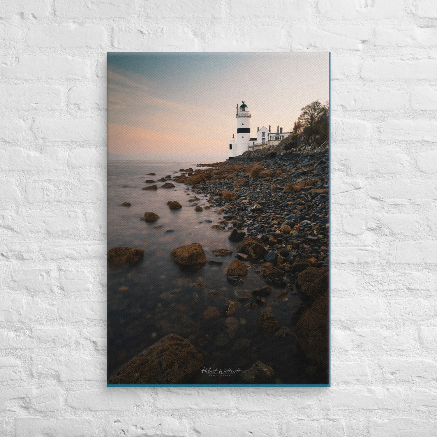 Cloch Lighthouse Limited Edition on Canvas Print