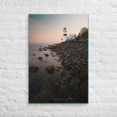Cloch Lighthouse Limited Edition on Canvas Print