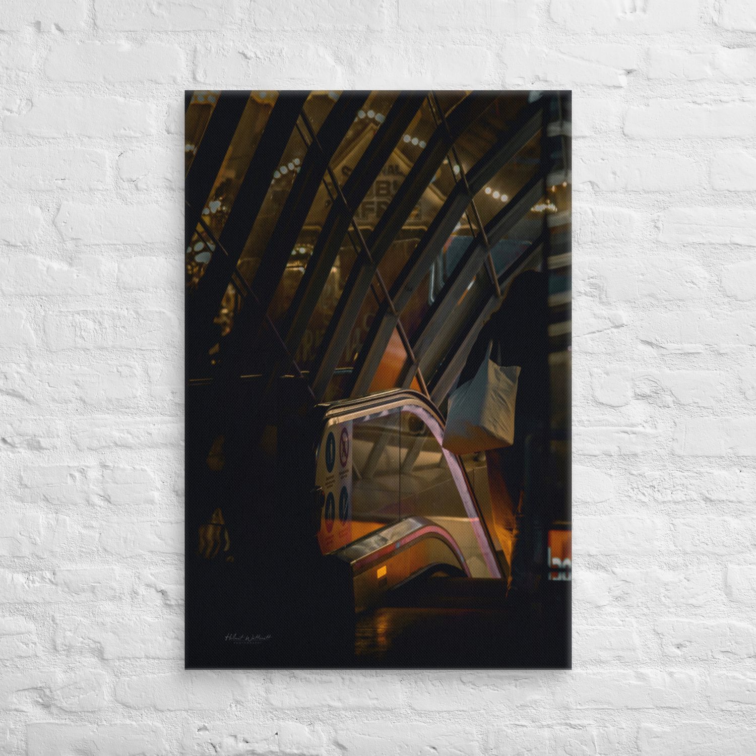 St Enoch Subway station entrance wall art Canvas Print