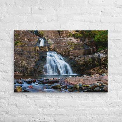 Glencoe Meeting of the Three Rivers Wall Art Canvas Print Landscape