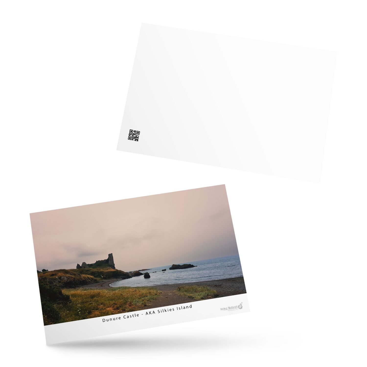 Dunure Castle Outlander Filming Location Standard Postcard Print