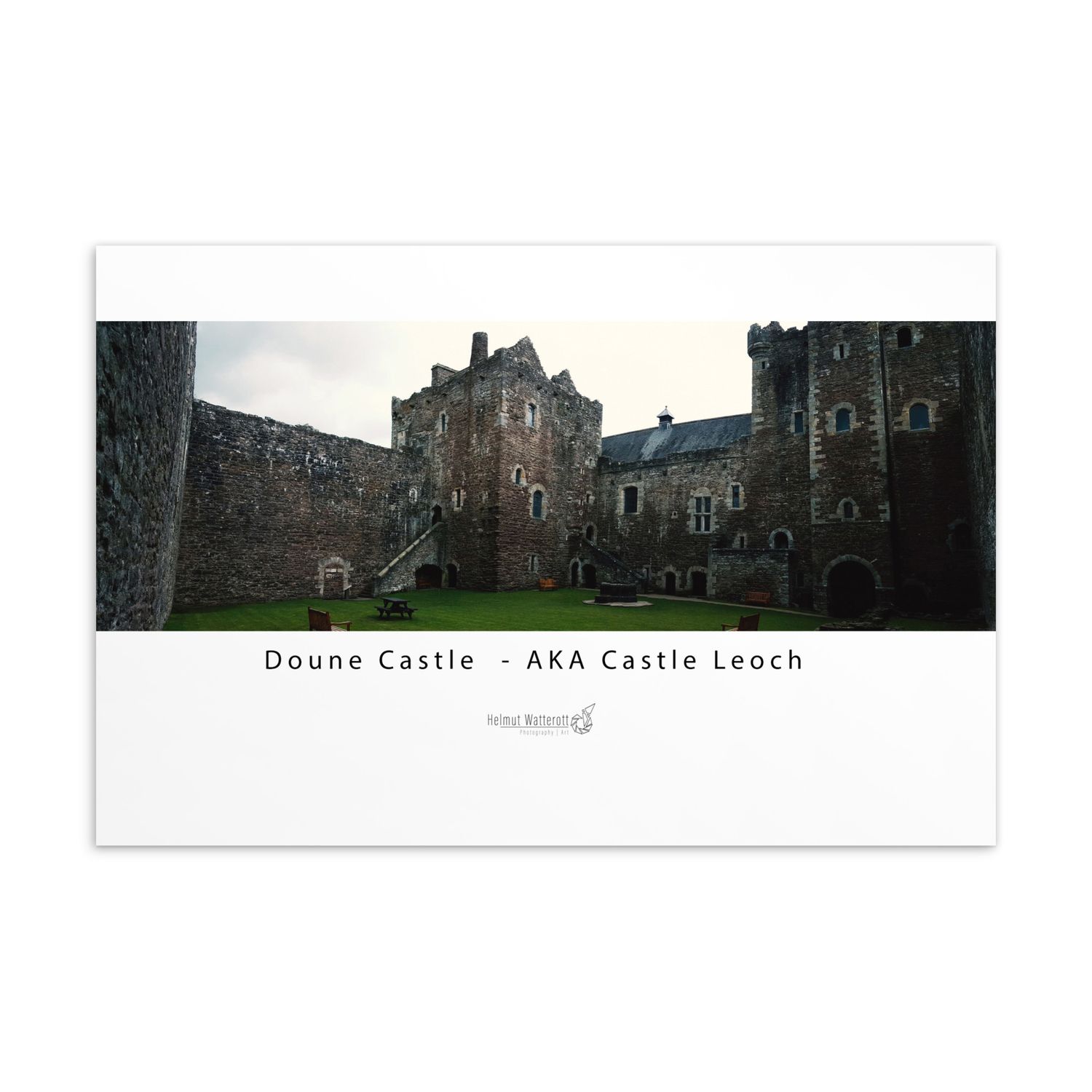 Doune Castle AKA Castle Leoch Outlander Filming Location Standard Postcard Print