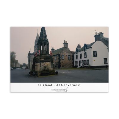 Falkland AKA Inverness Outlander Filming Location Standard Postcard Print