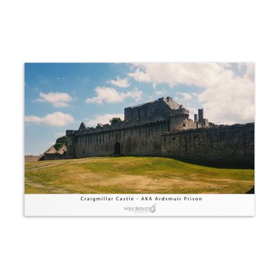 Craigmillar Castle AKA Ardsmuir Prison Outlander Filming Location Standard Postcard Print