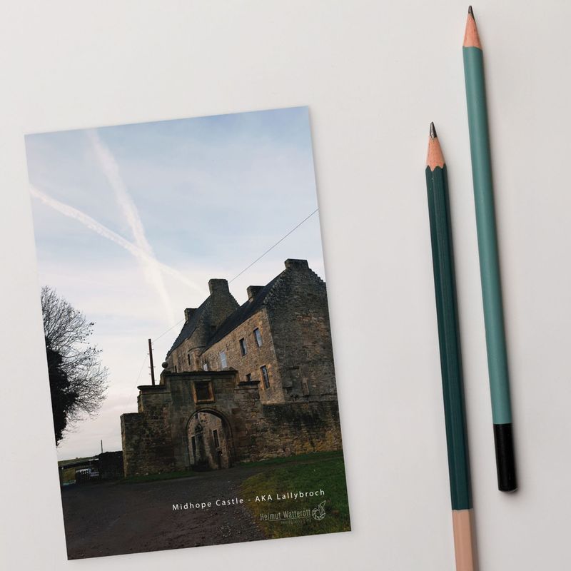 Outlander Filming locations postcards from Scotland