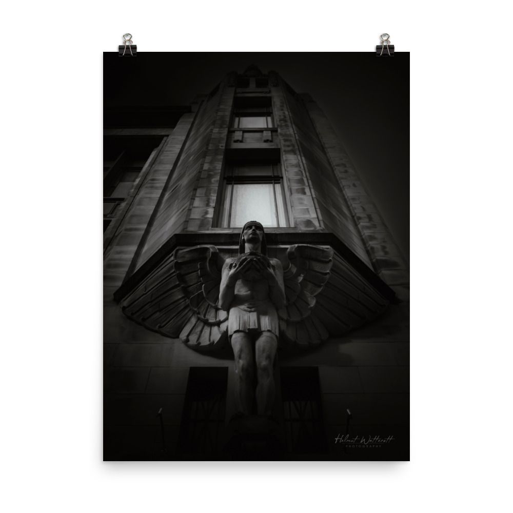 Russell Institute Paisley Statue wall art photo paper poster print