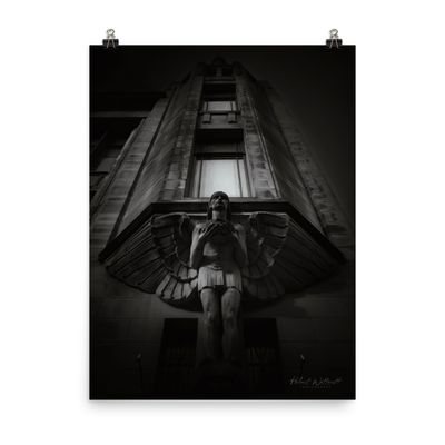 Russell Institute Paisley Statue wall art photo paper poster print