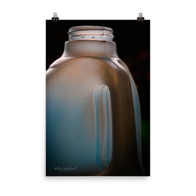 Mild bottle abstract wall art photo paper poster print