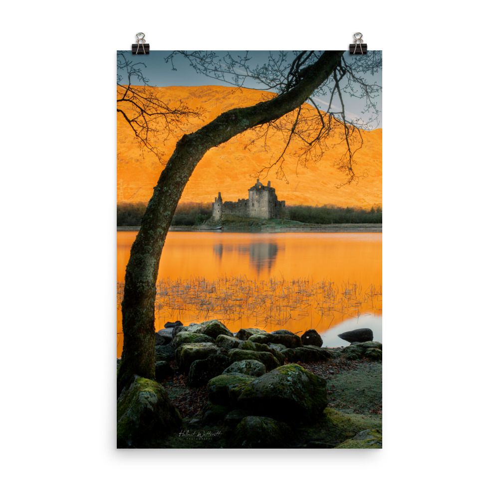 Kilchurn Castle Loch Awe wall art photo paper poster print