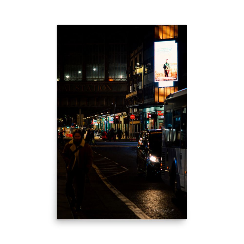 Glasgow Central Station Overpass Wall Art photo paper poster print