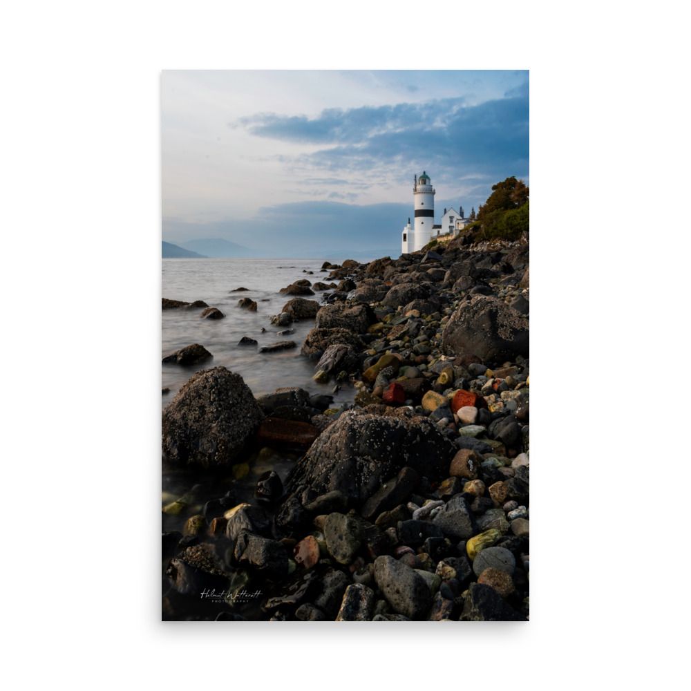 Cloch Lighthouse, Gourock, Scotland, wall art photo paper poster print