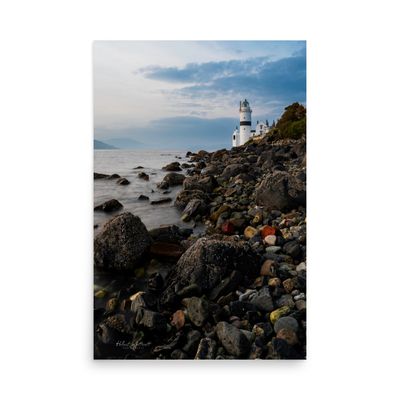 Cloch Lighthouse, Gourock, Scotland, wall art photo paper poster print