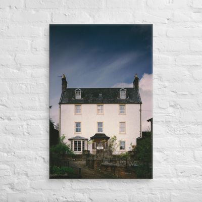Valley Lodge Historic Stirling Building Wall Art Canvas Print