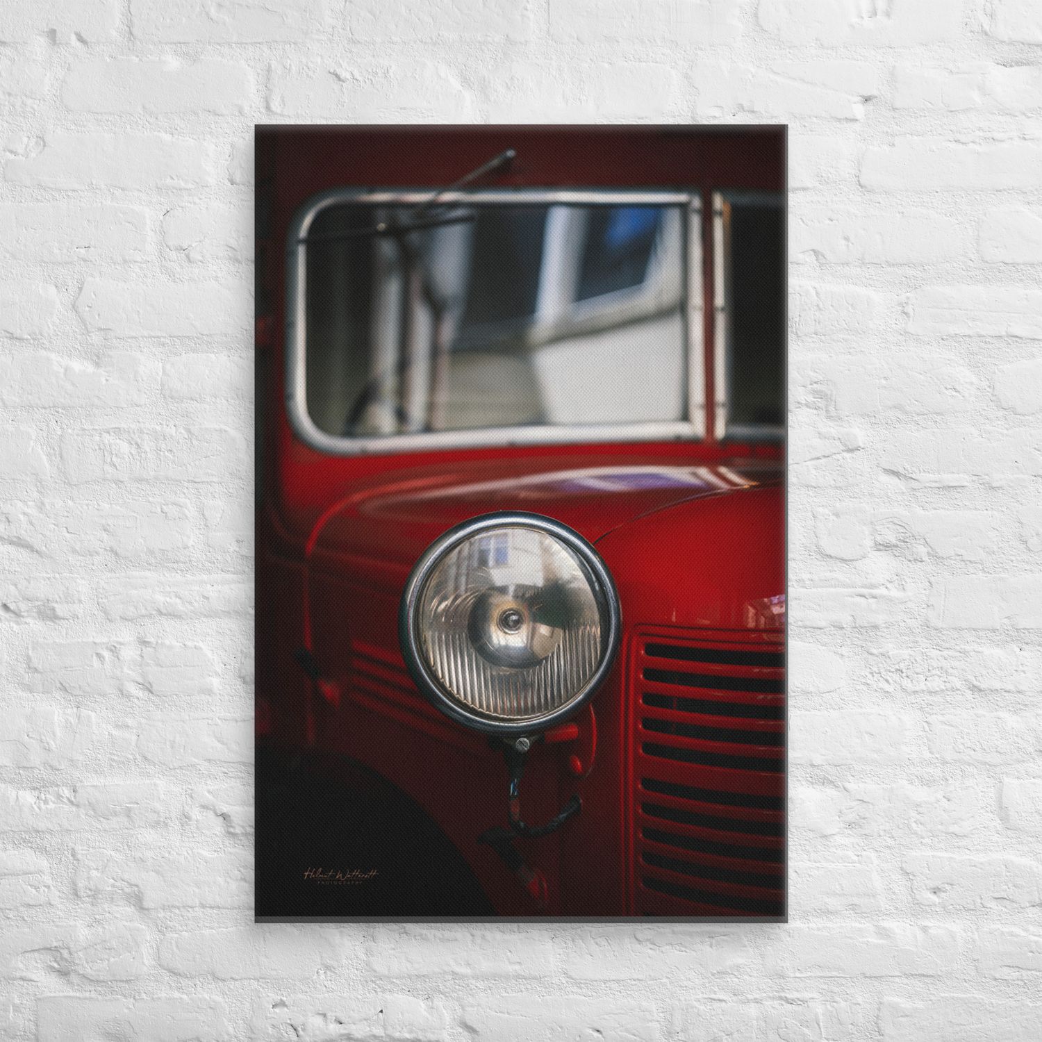Austin Vinstage Fire Engine Wall Art Canvas Print