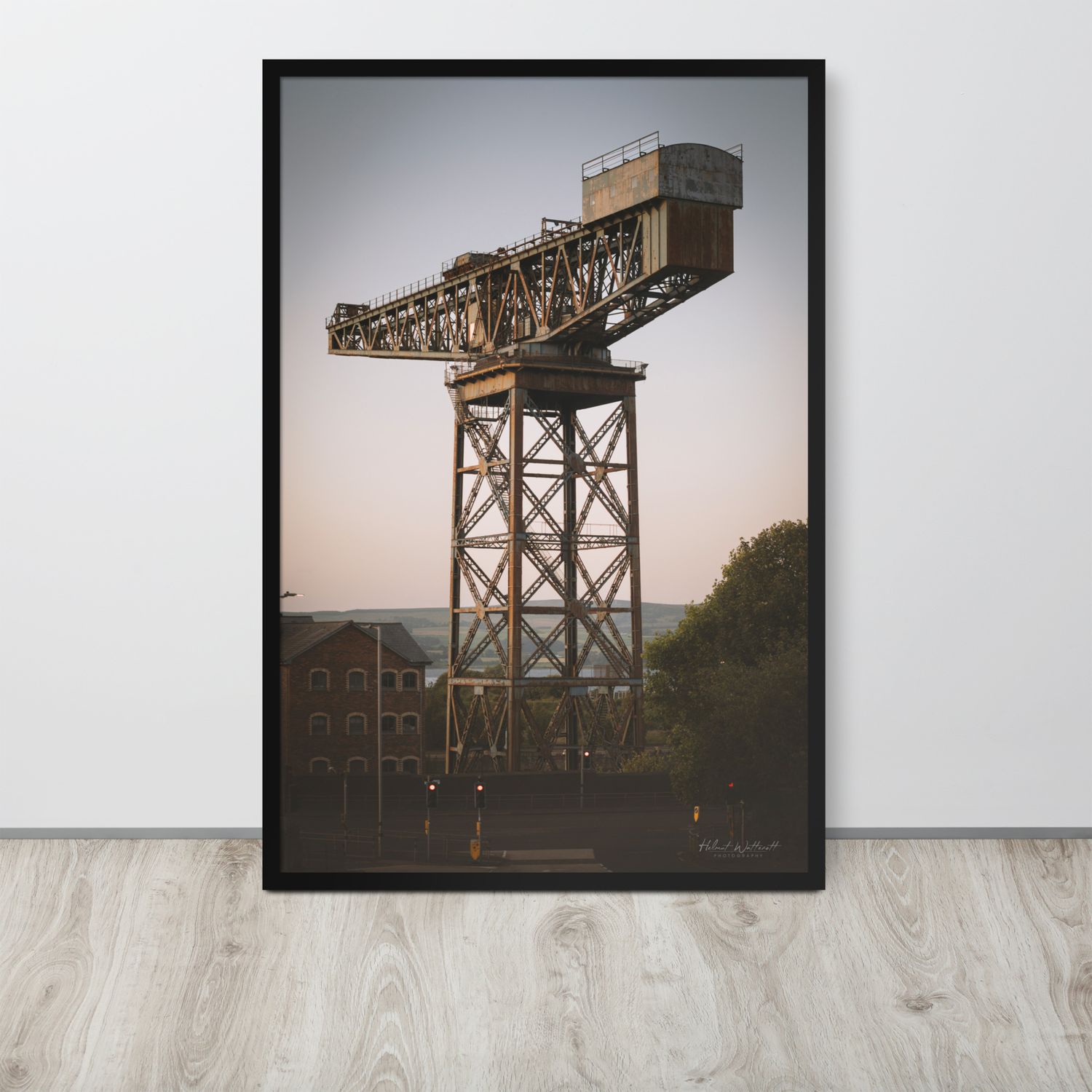 Titan Cantilever Crane in Greenock Wall Art Poster Print