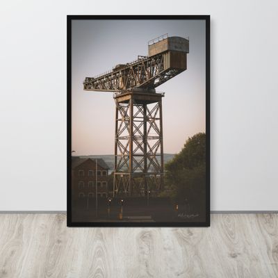 Titan Cantilever Crane in Greenock Wall Art Poster Print
