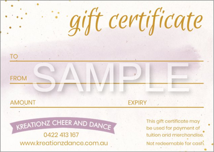 Digital Gift Voucher